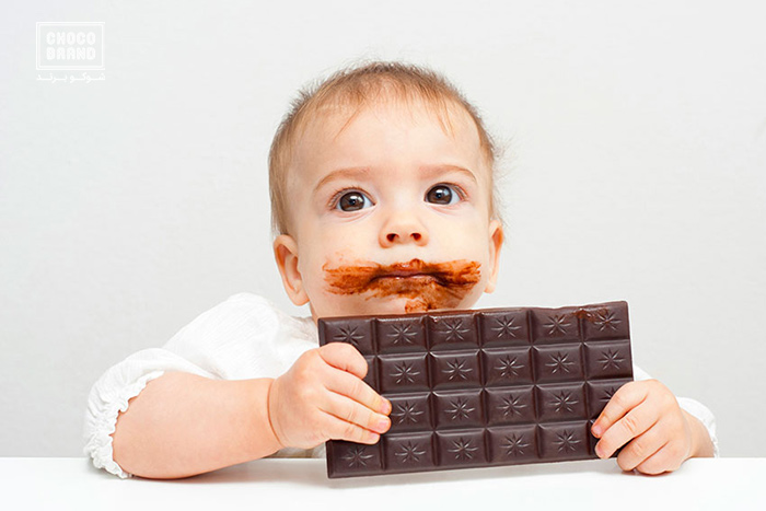 شکلات برای نوزاد و کودک